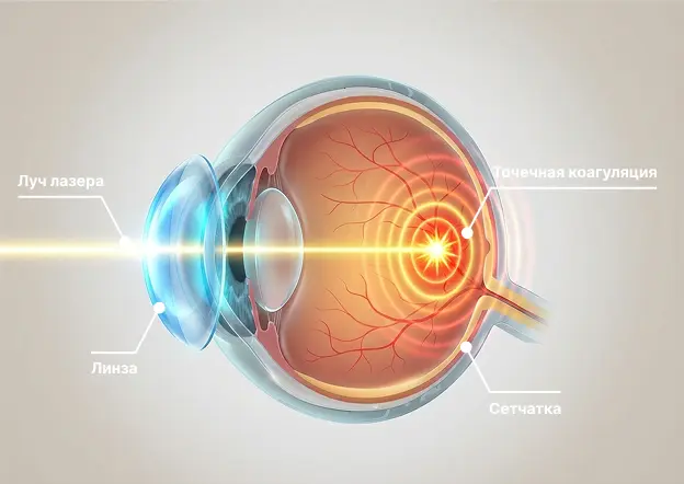 Лазерная коагуляция сетчатки