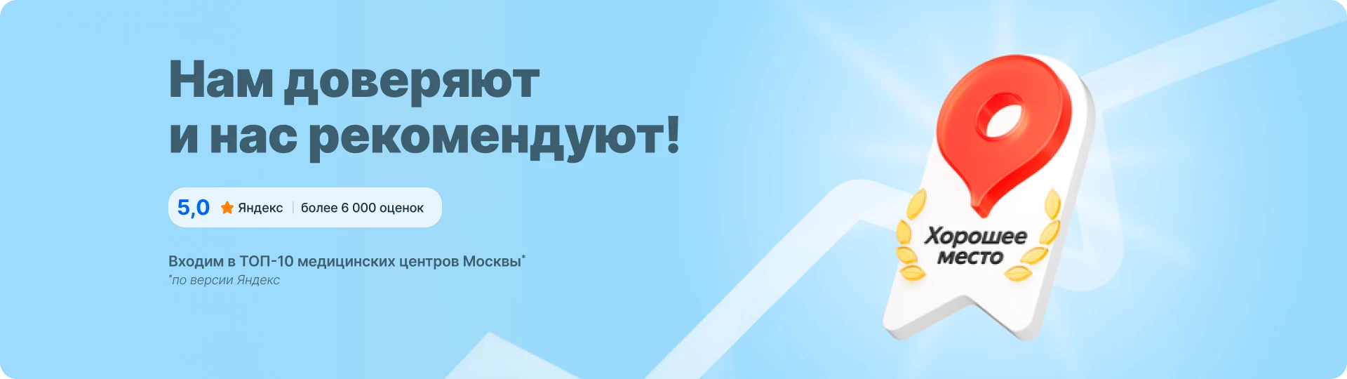 Нам доверяют и нас рекомендуют!